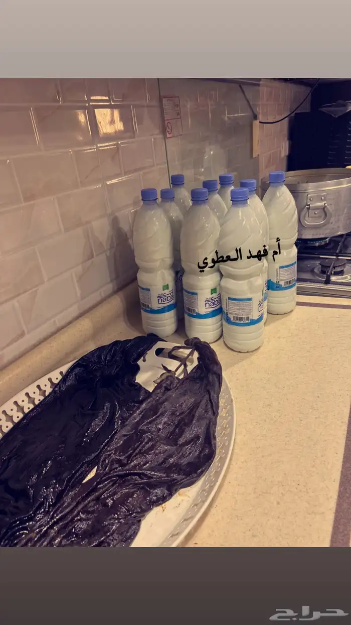 متوفر سمن غنم وزبدة غنم ولبن غنم شغل يومي 6