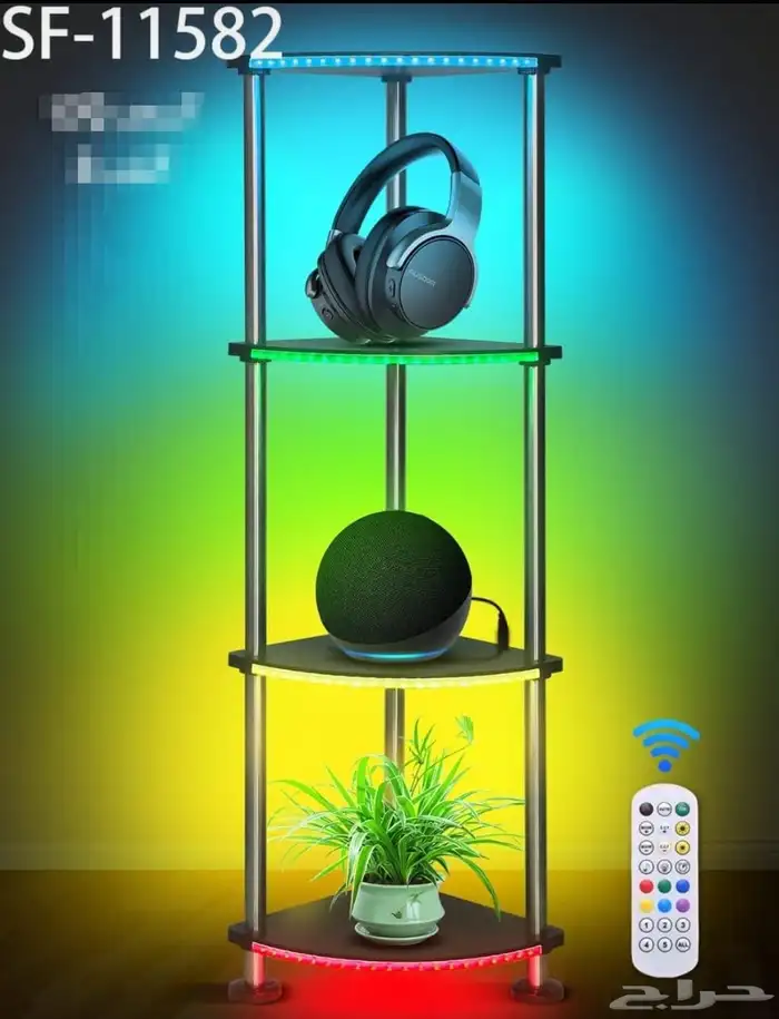 رفوف زوايا ملونه وساده 7