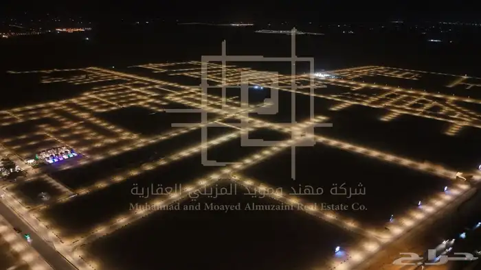 قطعتين اراضي سكنية شرق الرياض مخطط مدينة المستقبل 2