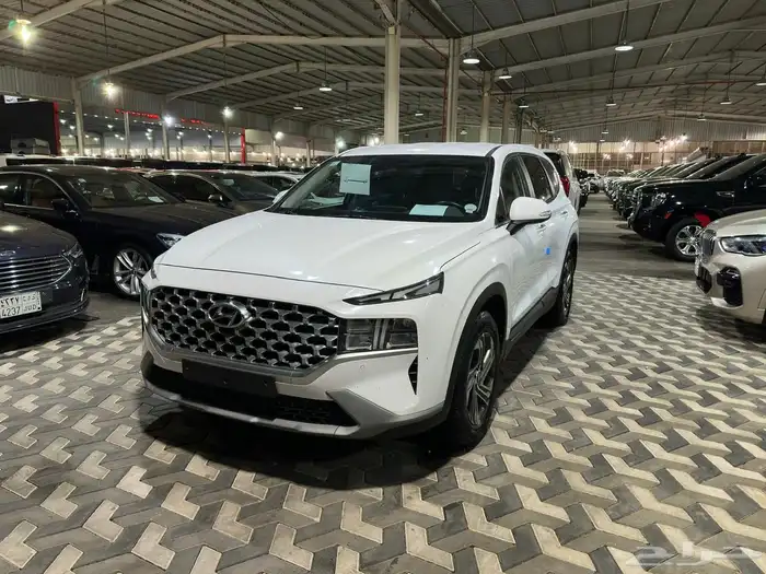 هيونداي سنتافي 2021 ديزل بطاقة جمركية وارد كوريا 4
