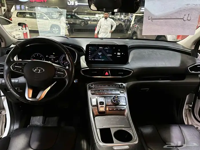 هيونداي سنتافي 2021 ديزل بطاقة جمركية وارد كوريا 20