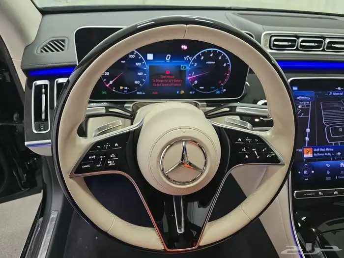 مرسيدس S580 شبه جديد داخل اوف وايت 2022 عرض ناري 7