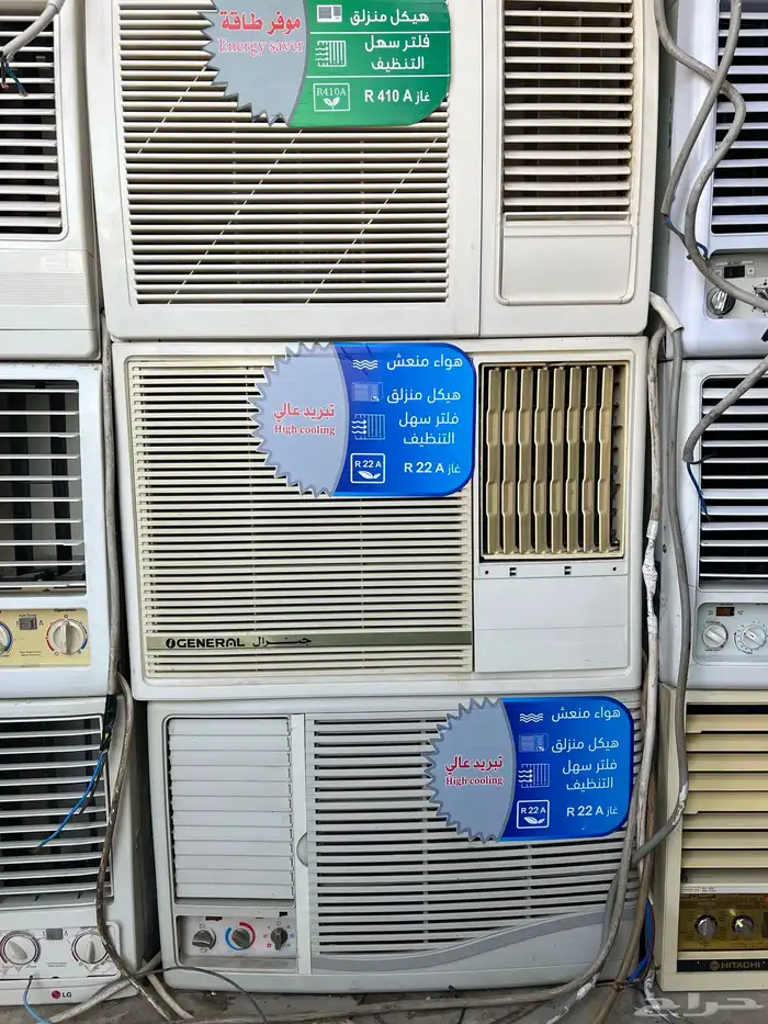 مكيفات شباك مستعملة نظيفة بالرياض مع التركيب 0