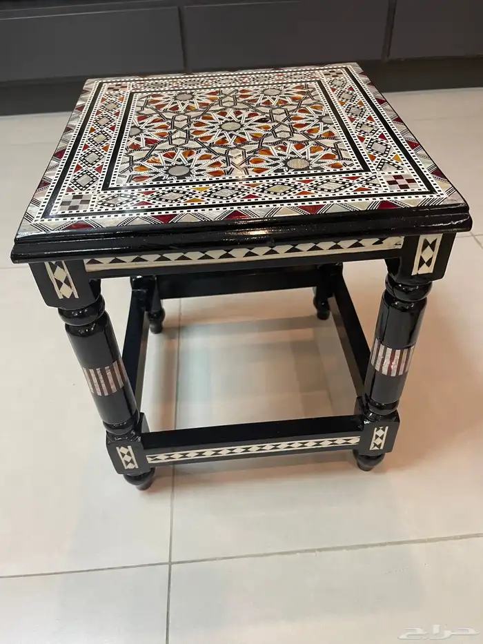 طقم طاولات خدمة صدف جديد 3