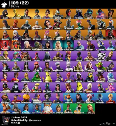 حساب فورت نايت ايكونيك وتويتش مضمون من السحب 1