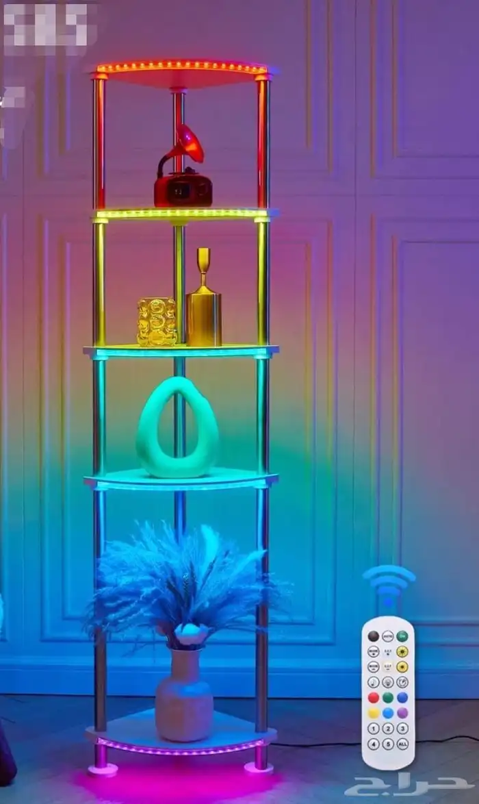 رفوف زوايا ملونه وساده 4