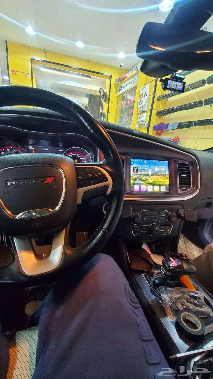 شاشة دوج تشالنجر 2015 نفس مقاس الوكالة Carplay 1