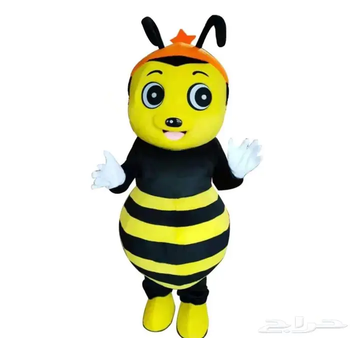 نحله صفراء نحول زينه (Bee) مخططه بلون اسود ذات قرنين استشعار 5
