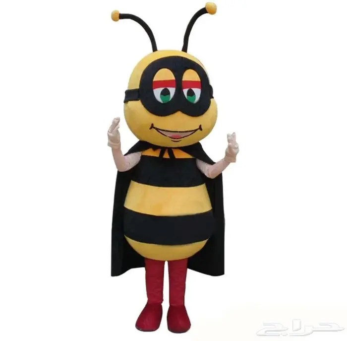 نحله صفراء نحول زينه (Bee) مخططه بلون اسود ذات قرنين استشعار 4