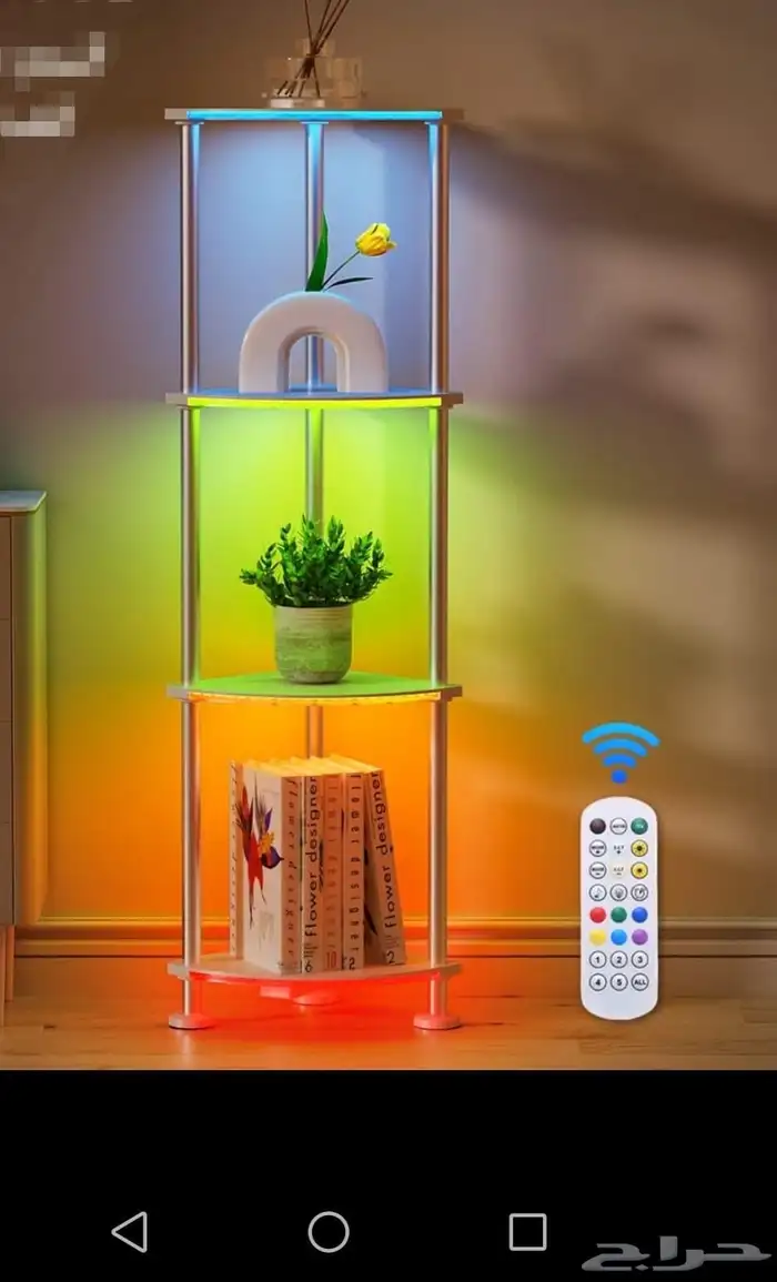 رفوف زوايا ملونه وساده 8