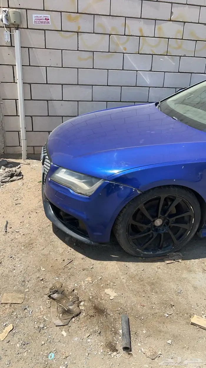 اودي A7 2013 حرارة في راس المكينة 8