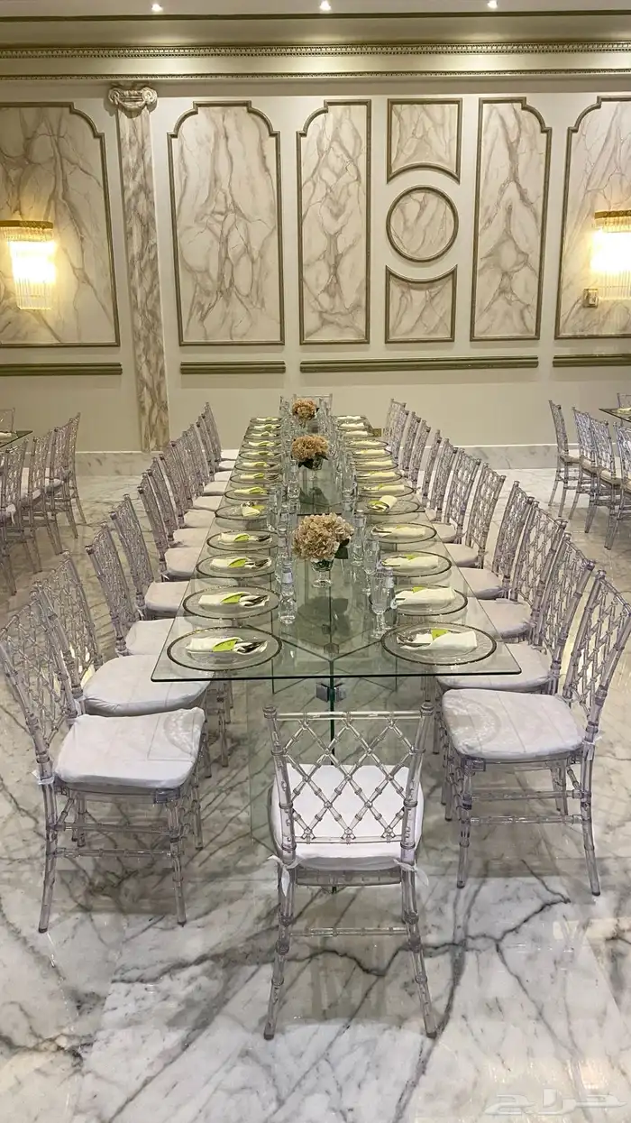 حفلات مناسبات تأجير كراسي طاولات كنب جلسات مداخل حفلة ضيافة 4