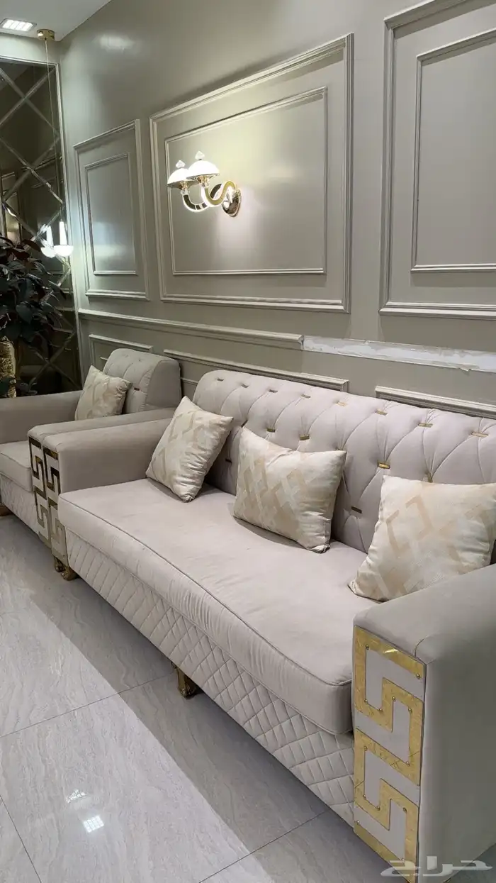 كنب جديد وطاوله استيل 1