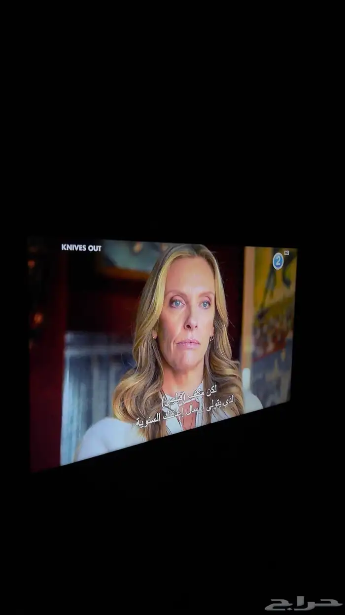 شاشة SAMSUNG نظيفه ولا فيه خدوش و تدعم السوني4 5و جوده عالي 2