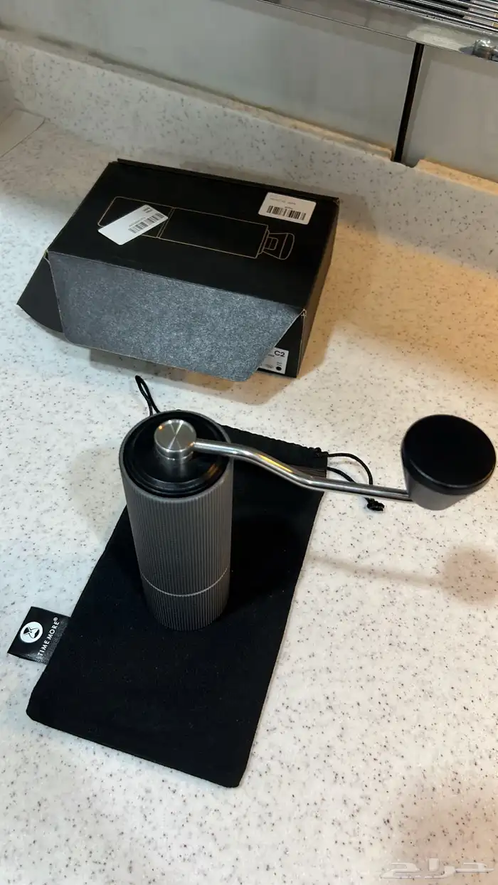 ادوات v60 ( مطحنه تايمور - غلايه وتر )   تم البيع 3
