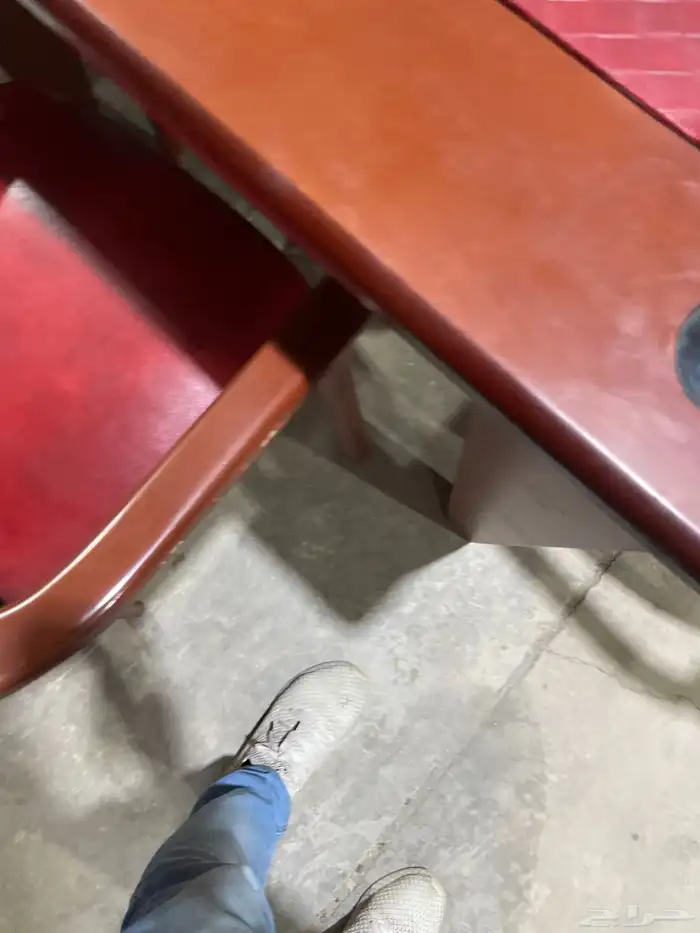 طاولة بلوت مع اربع كراسي طقم 2