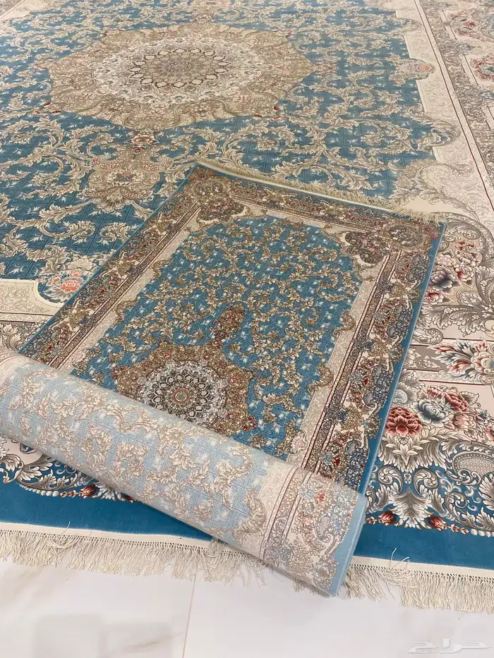 سجادة و مدادة تركي حرير جديدة لم يستخدم 4