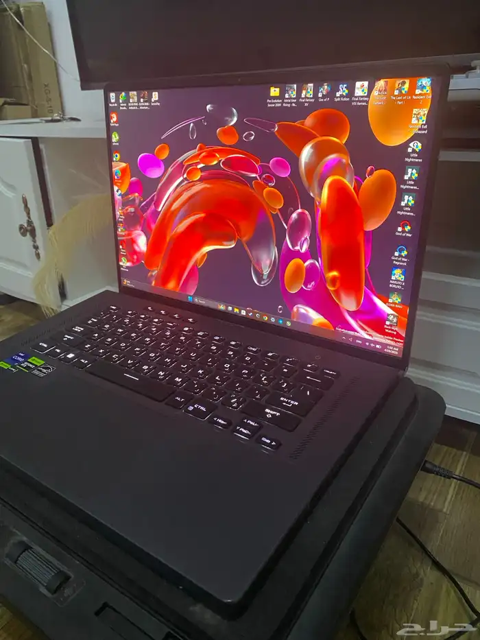 asus rog zephyrus g16 RTX 4060 نظيف مع كامل اغراضه الوكالة 2