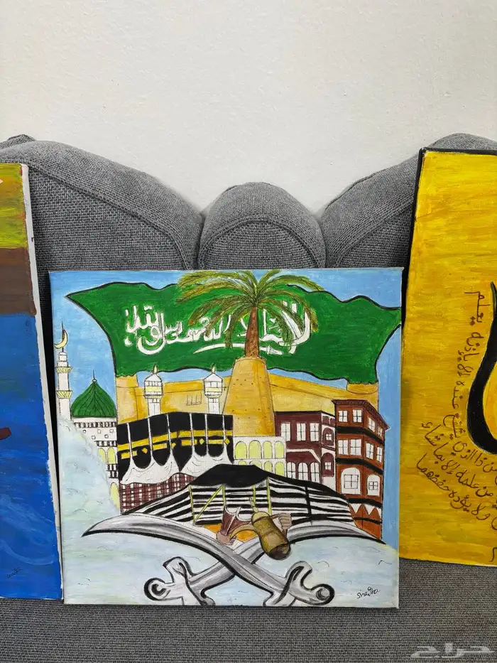 للبيع رسمات يدوي على السوم كل وحده بسعر التواصل خاص 4
