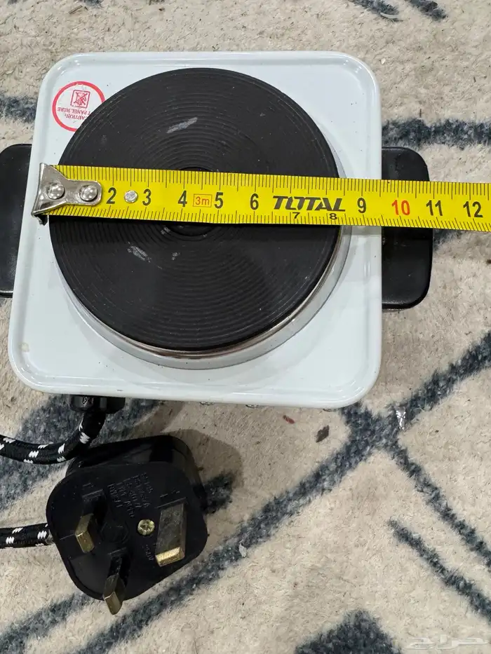 موقد ( قز ) كهربائي صغير وذف بالسفر خفيف الوزن 2