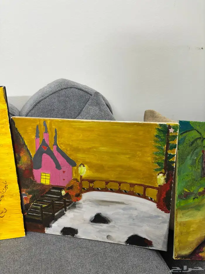 للبيع رسمات يدوي على السوم كل وحده بسعر التواصل خاص 2