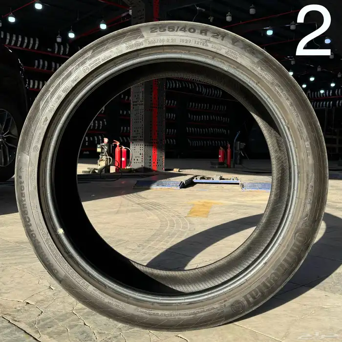 2 كفرات كونتيننتال  R21  255 40 1