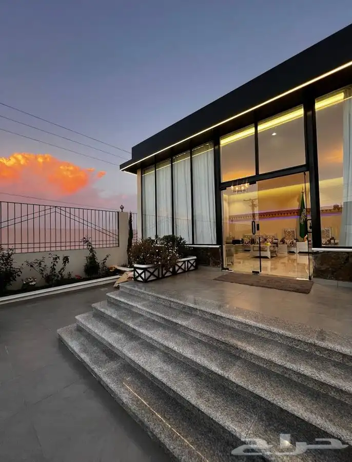 استراحة مناسبات طراز مودرن وغرف فندقيه 5