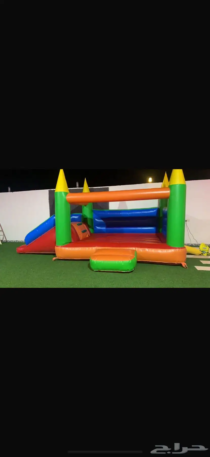 زحليقه مائيه للايجار وملعب صابوني ونطيطه وملعب هوائي 3