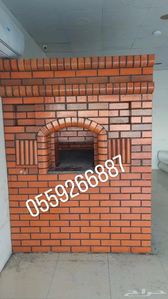 فرن طوب احمر فرن معجنات تنور فخار للخبز شواية طوب احمر قرميد 27