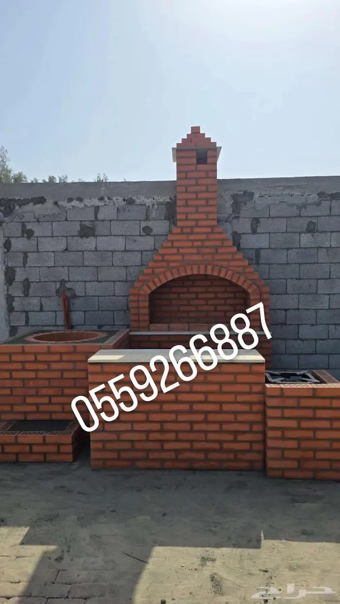 فرن طوب احمر فرن معجنات تنور فخار للخبز شواية طوب احمر قرميد 22