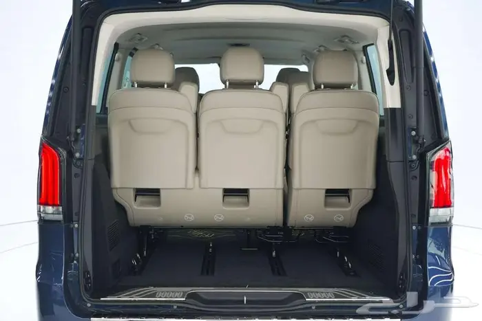 مرسيدس V 300 AMG موديل 2025 أصفار خليجي أزرق أبيض 16