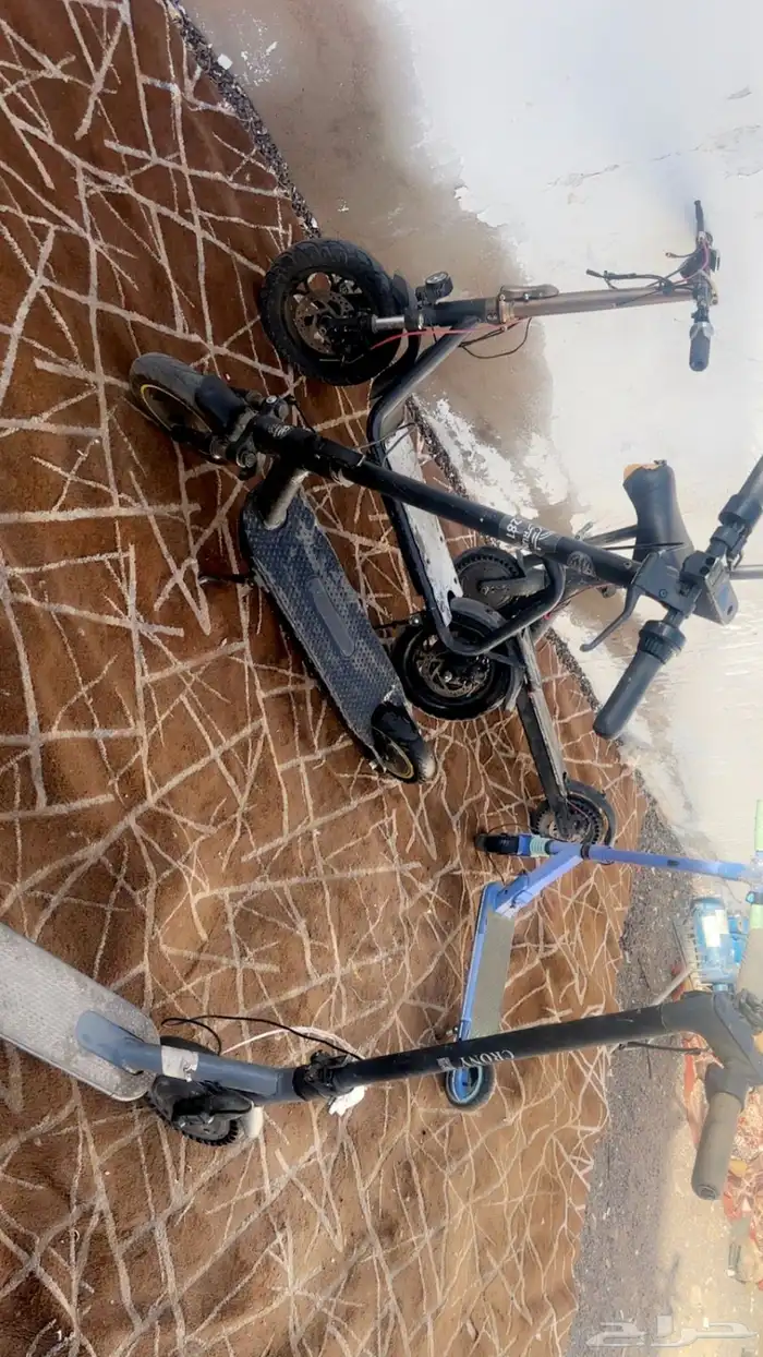 سكوترات كهربائية على الشرط والتجربه 1