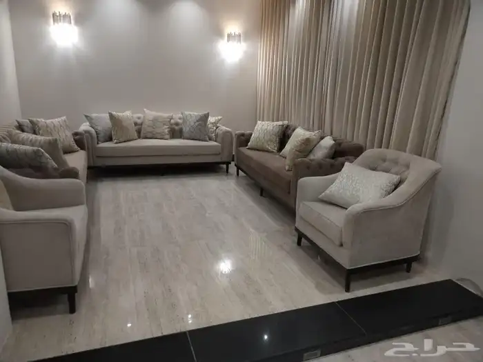 كنب ارضي كنب متصل امريكي كلاسيك نيو كلاسيك 23
