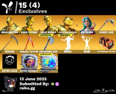 سلام عليكم حساب فورت معه اكس كريتوس والحساب عرق والسعر ناار 0