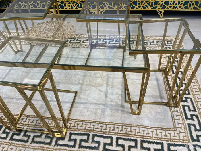 طاوله استيل كبيره 4 خدمه 1