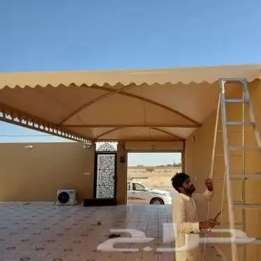 مظلات سواتر بيوت شعر هناجر 13