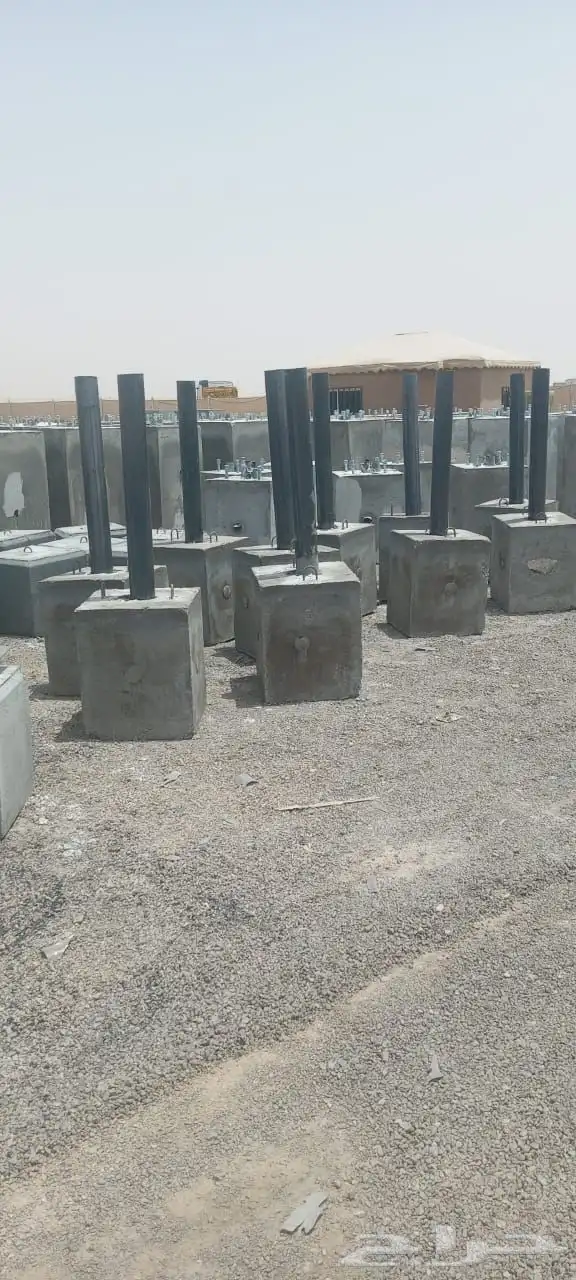 حواجز   خرسانية   قواعد   انارة   غرف   تفتيش 10
