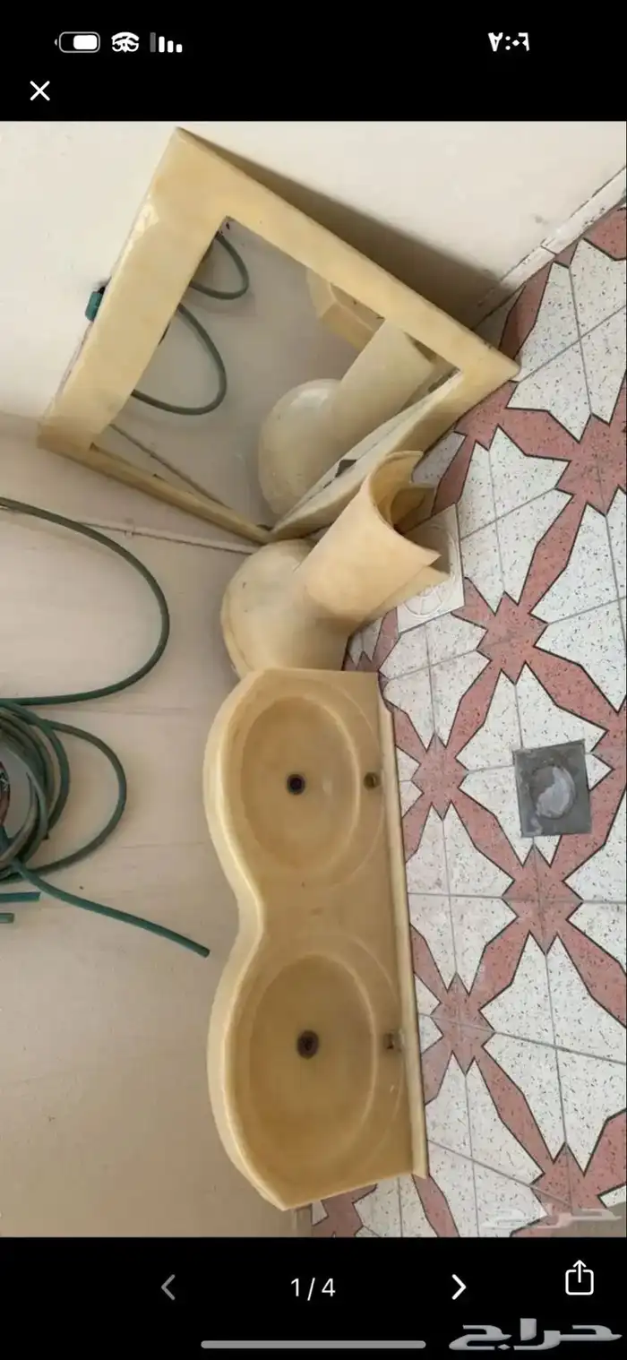 مغسلة متر وربع جديدة أصلية 0