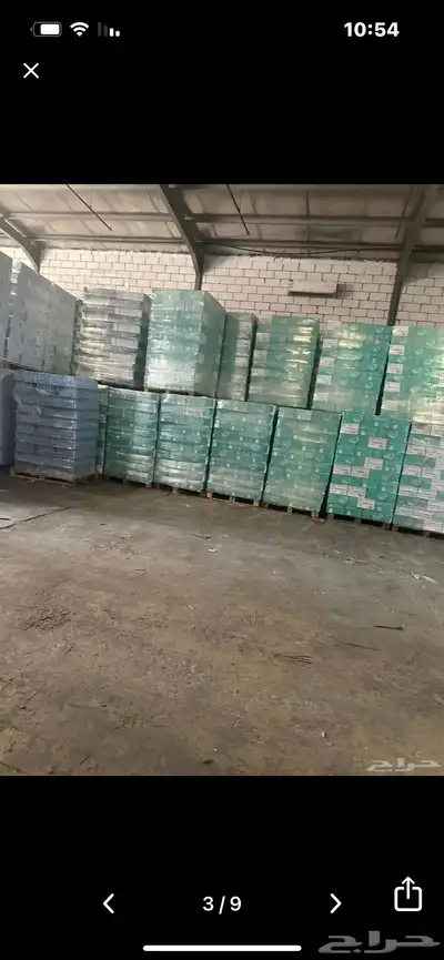 توصيل وبيع كراتين مياه باقل الاسعار توصيل للمساجد والاستراح 0