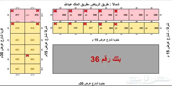 اراضي تجارية وسكنية للبيع   موقع م ميز 0