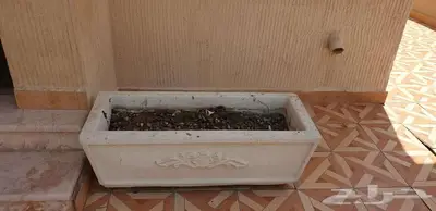أحواض زرع اسمنت شكل مستطيل 1