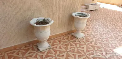 أحواض زرع اسمنت شكل مستطيل 0