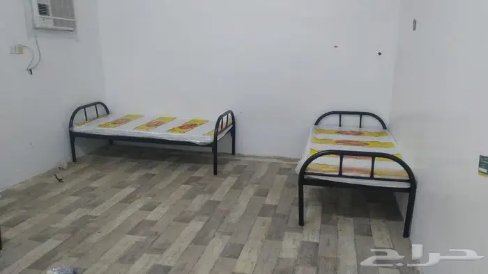 تجهيز سكن عمال سراير حديد دوين مراتب سرير نفرين باقل سعر 3