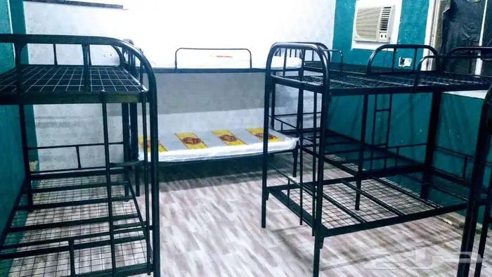 تجهيز سكن عمال سراير حديد دوين مراتب سرير نفرين باقل سعر 0