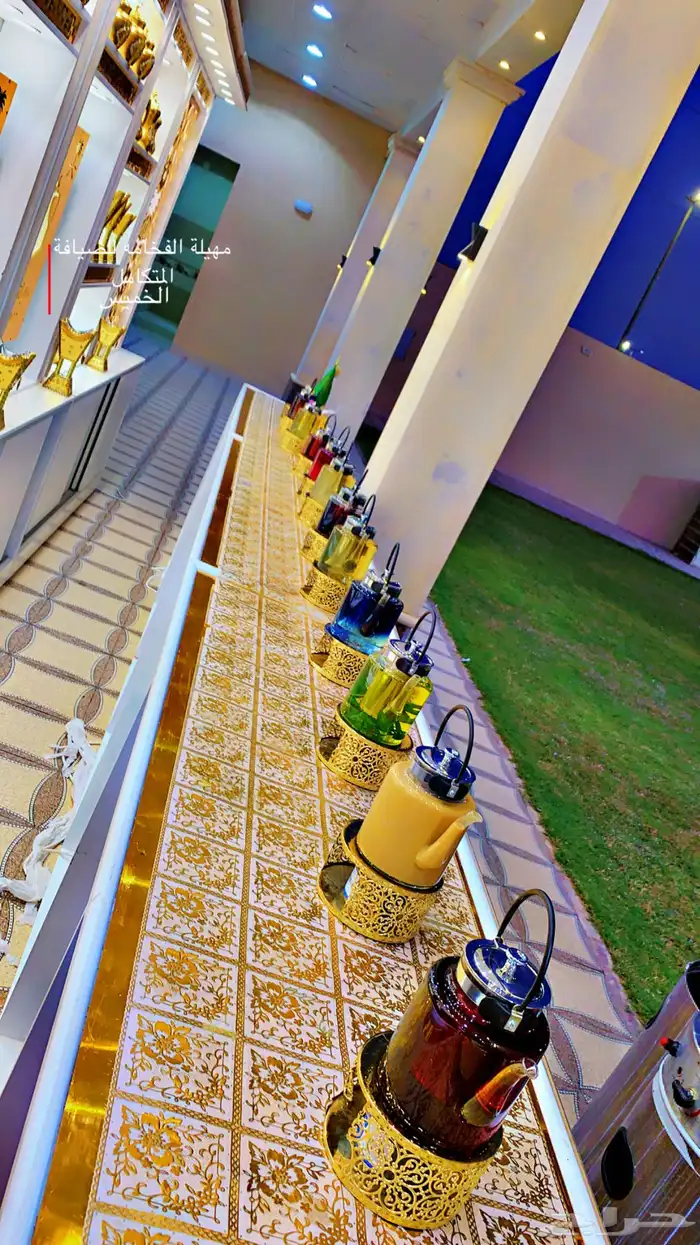 ركن ضيافة كنتر استقبال عربيه مهيلة الفخامة 7