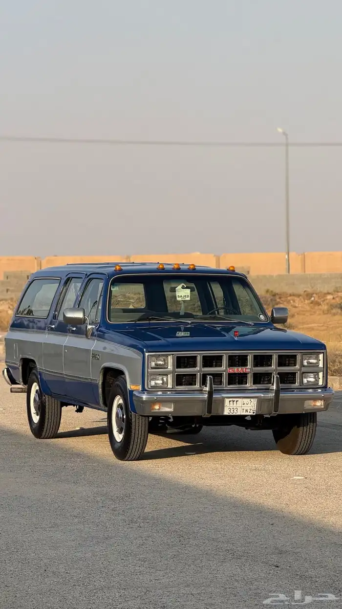 جمس 1982 قير عادي مكينة 350 الزرقاء مشروط 11
