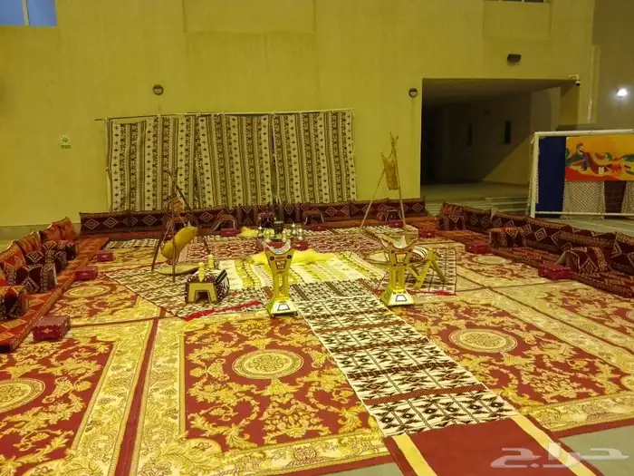 قهوجي وتأجيرخيام و جلسات تراثيه ومدخل استقبال طاولات طعام 3