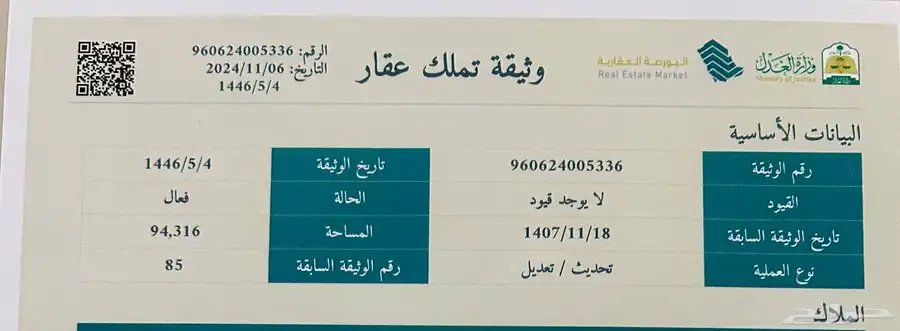 ارض للبيع على طريق جده الليث بصك زراعي محدث 0