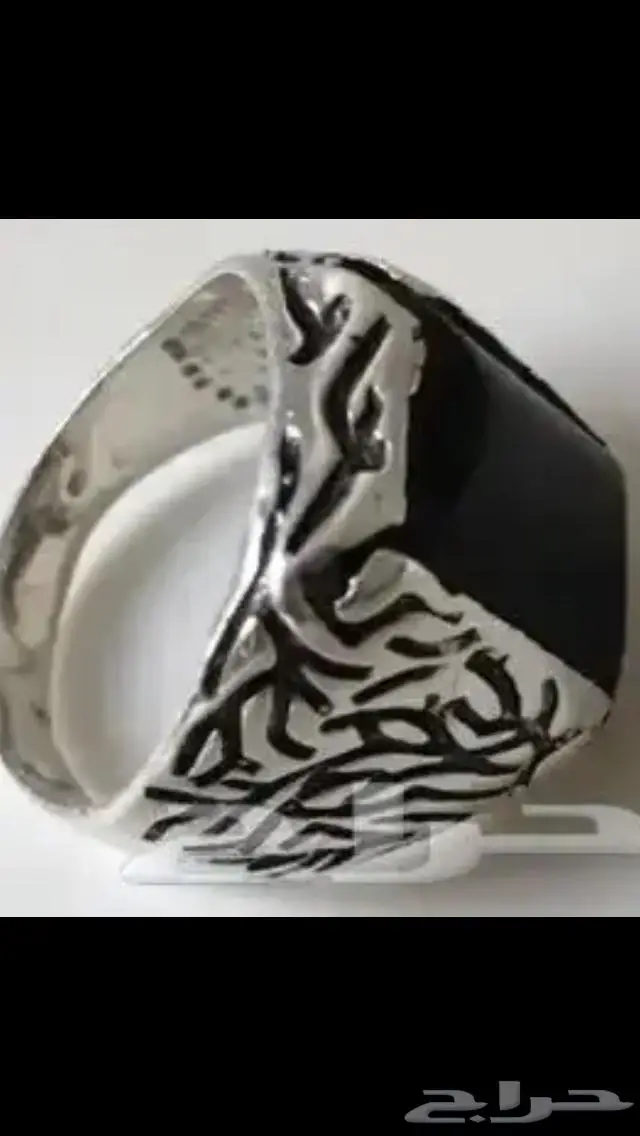 مستعمل خاتمين ودبلة فضة اصلي 5