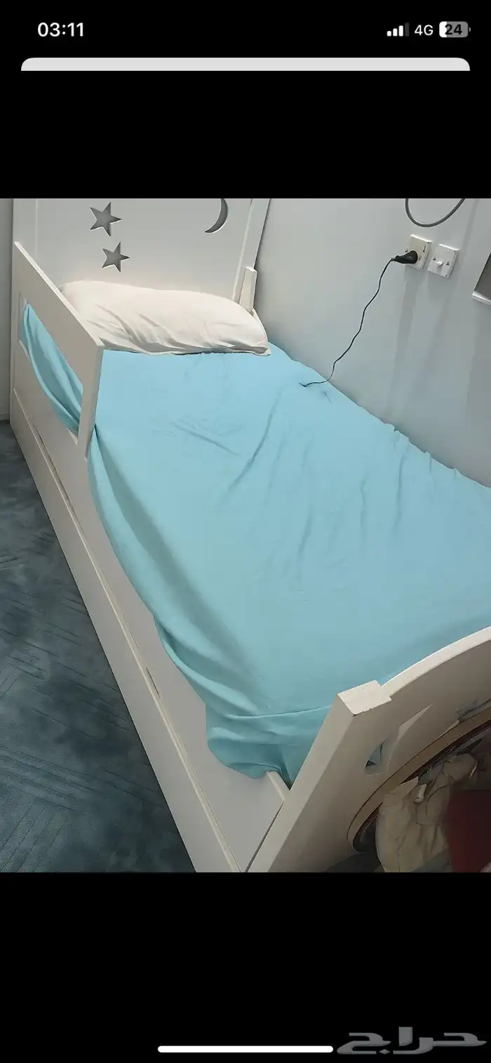 سرير اطفل ب 150 0